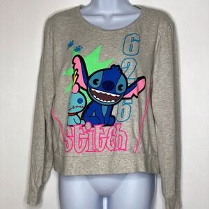 Disney Store women stitch 626 gray lightweight pullover Sz large